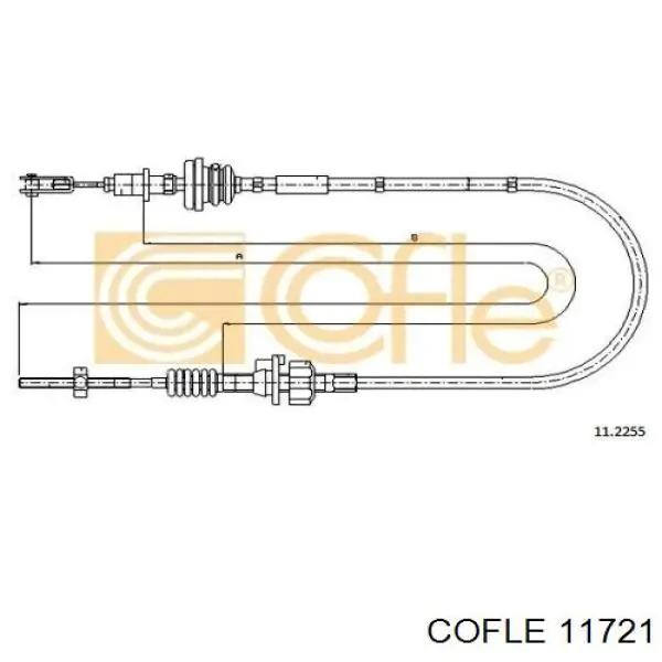 Тросик сцепления LPR C0062C