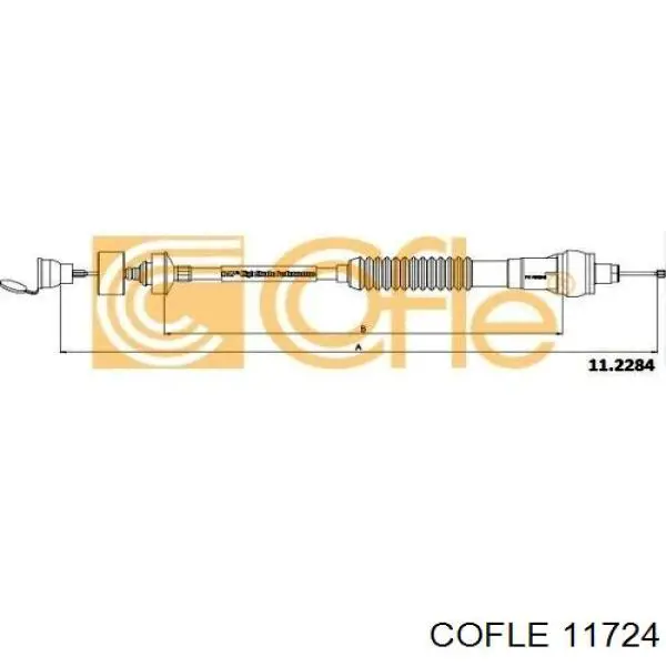 Купить 11724 Cofle Трос сцепления