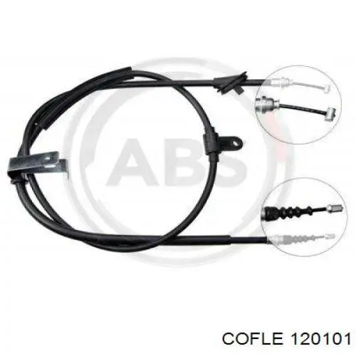 Трос стояночного тормоза задний правый Cofle 120101 цена, от 16.06 USD