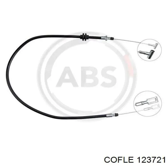 Задний трос ручника RM4544 Goodrem