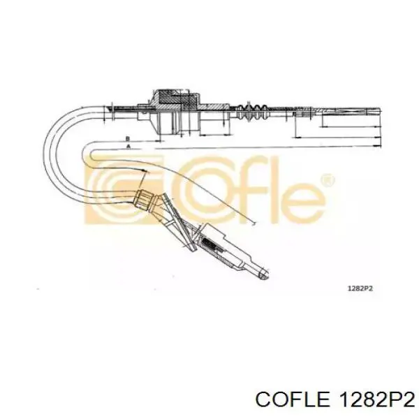 Трос сцепления 1282P2 Cofle