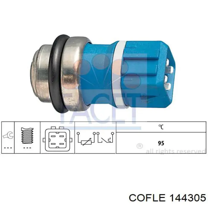 Купить 144305 Cofle Трос газа