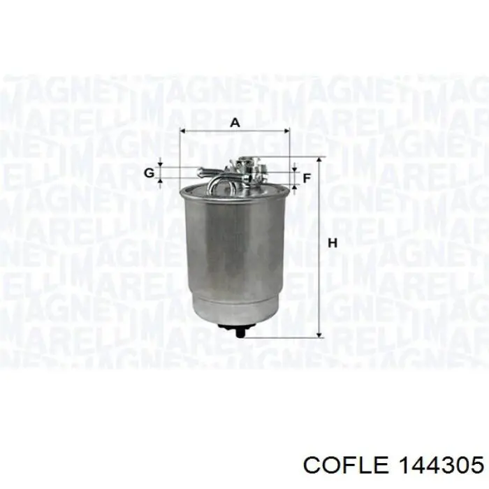 Трос газа 144305 Cofle