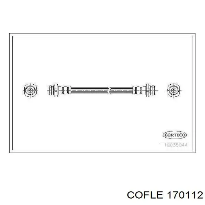 C71000ABE ABE Трос ручного тормоза