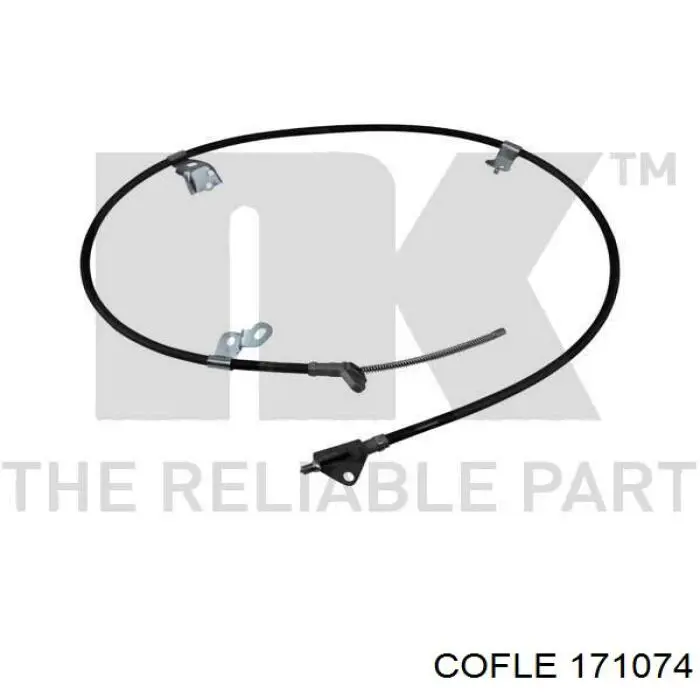 17.1074 Cofle cabo do freio de estacionamento traseiro esquerdo