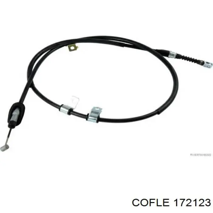 Cable de freno de mano trasero derecho 172123 Cofle