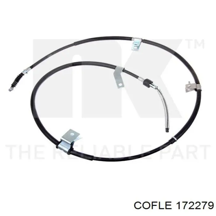 17.2279 Cofle cabo do freio de estacionamento traseiro direito
