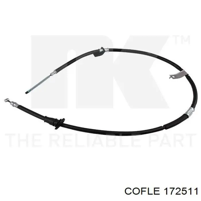 Трос ручного тормоза задний Cofle 172511 цена, от 11.07 USD