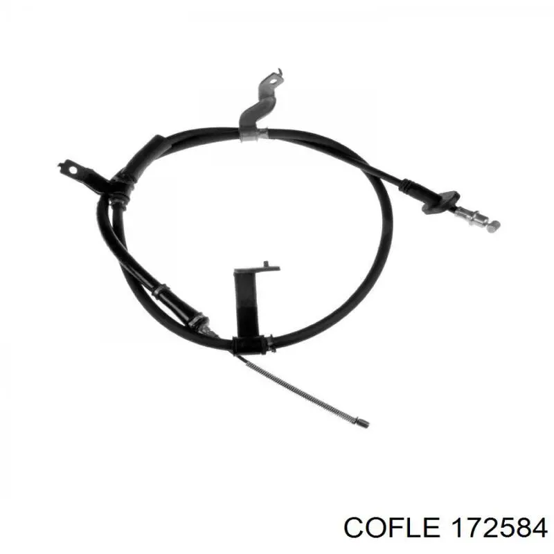 Трос стояночного тормоза задний правый Cofle 172584 цена, от 25.46 USD