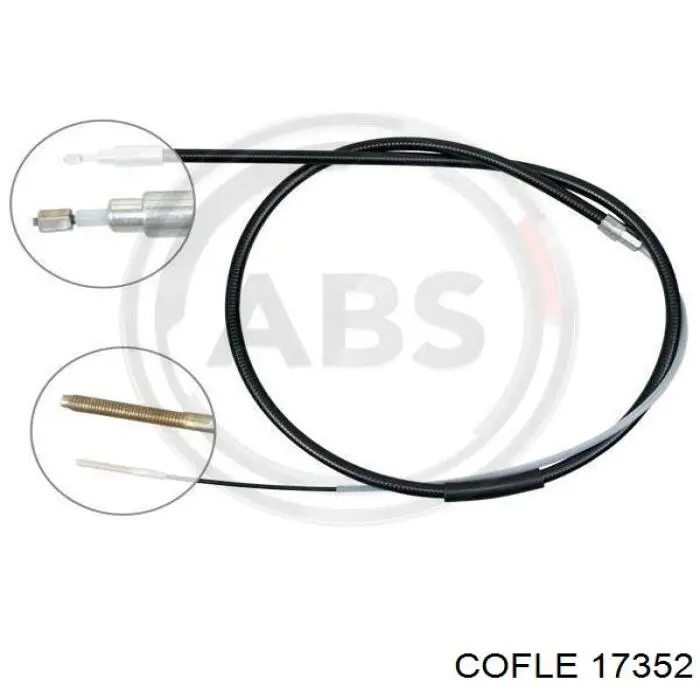 17.352 Cofle трос ручника