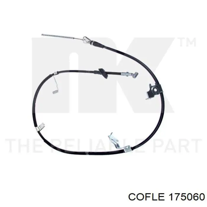 Трос ручника задний правый Japko 131841R
