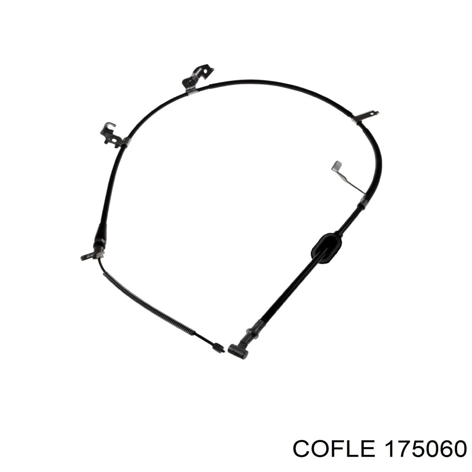 Cable de freno de mano trasero derecho 175060 Cofle