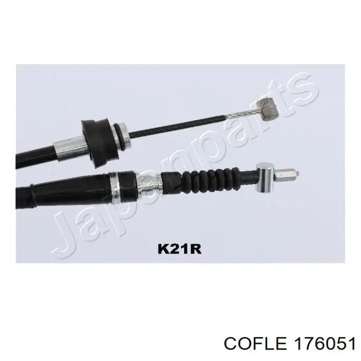 BCK21R Japan Parts Трос ручного тормоза задний, правый