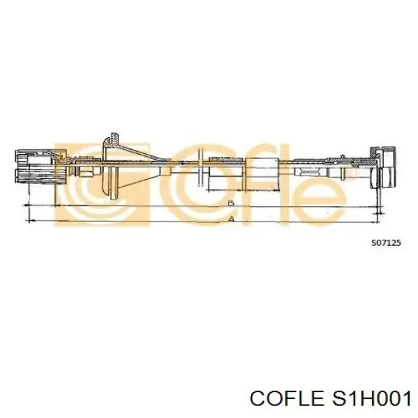 Купить S1H001 Cofle Привод и трос спидометра
