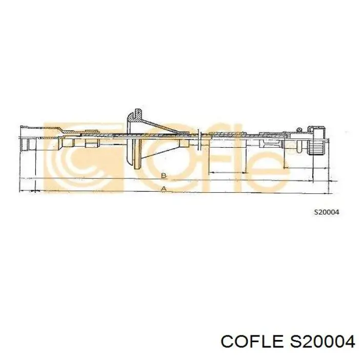 S20004 Cofle Тросик спидометра