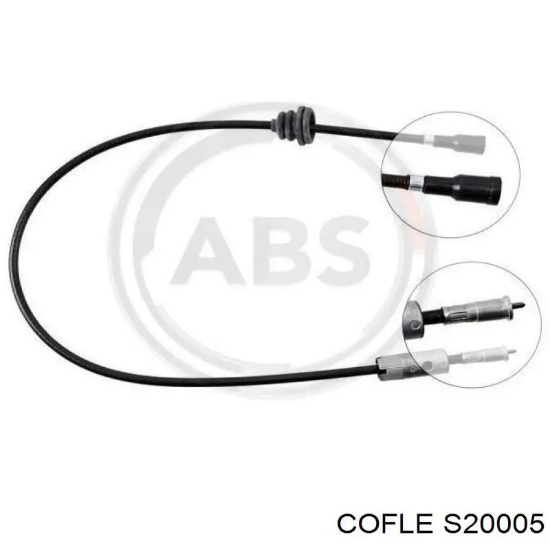 Вал гибкий (спидометра) Cofle S20005 цена, от 6.11 USD