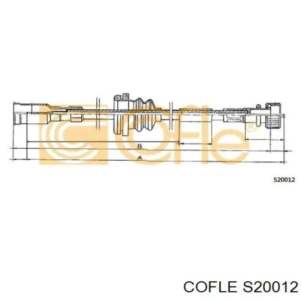 Вал гибкий (спидометра) LPR C0041SP цена, от 6.10 USD