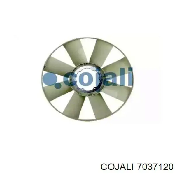 7037120 Cojali вентилятор (крыльчатка радиатора охлаждения)