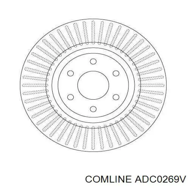 Тормоз дисковый передний Comline ADC0269V цена, от 53.02 USD
