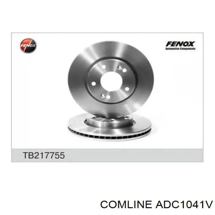 Передние тормозные диски ADC1041V Comline