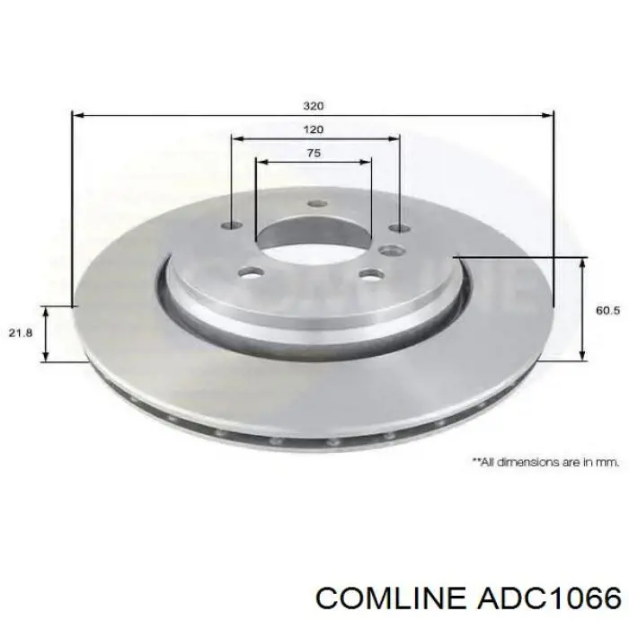 Тормозные диски ADC1066 Comline
