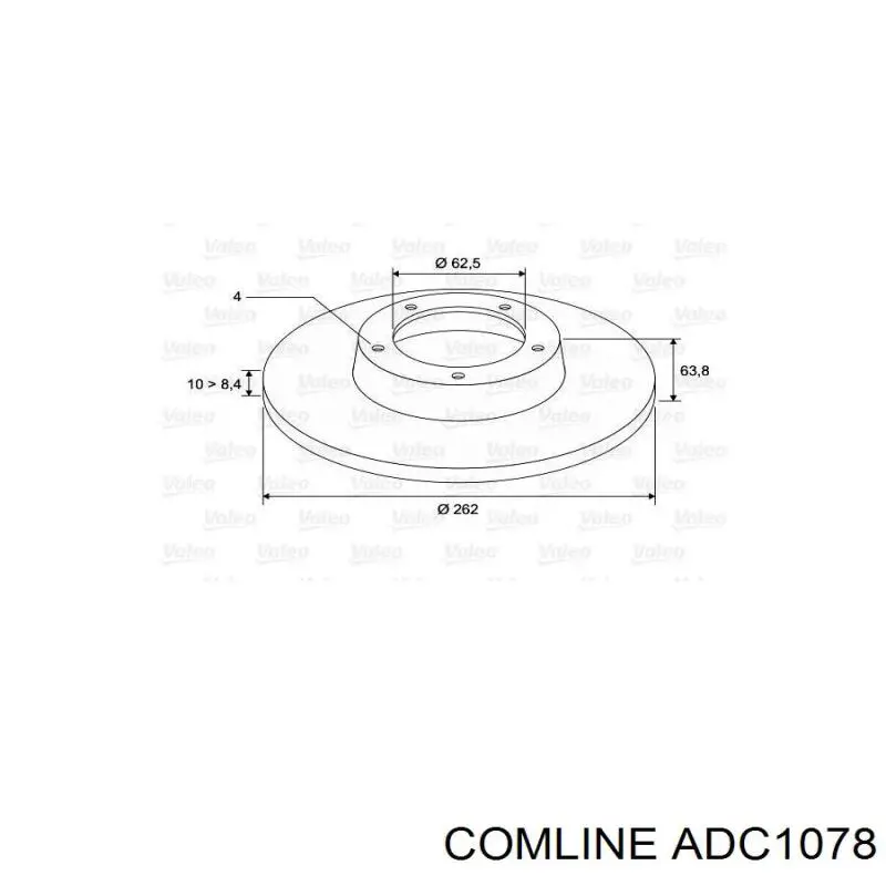 Задний тормозной диск Comline ADC1078 цена, от 25.34 USD