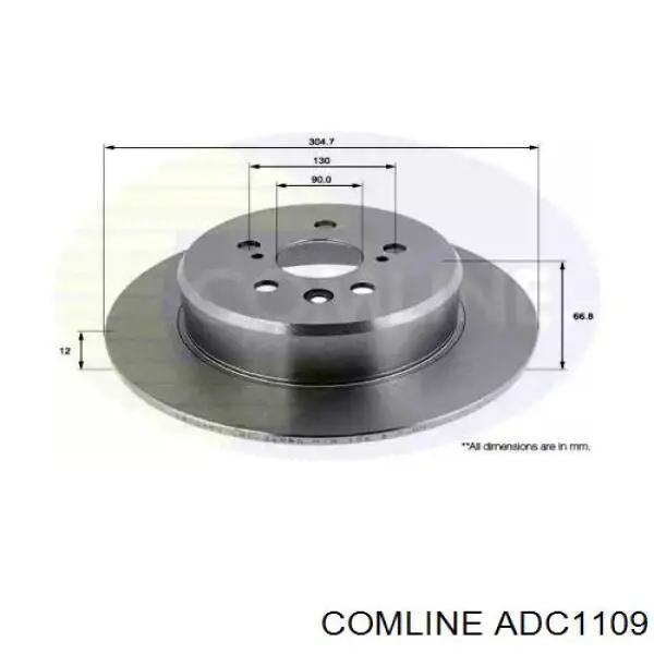 ADC1109 Comline тормозные диски