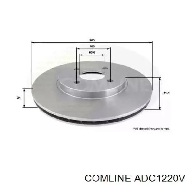 Передние тормозные диски ADC1220V Comline