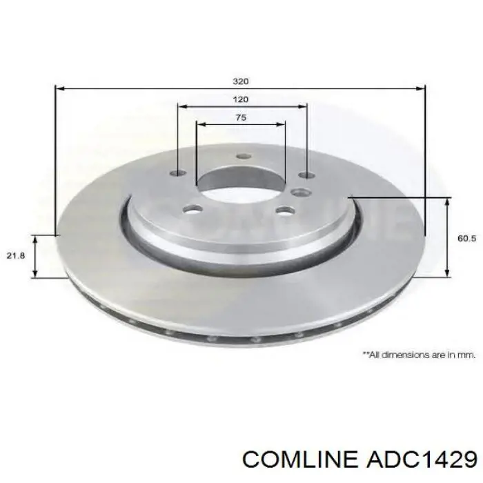 Тормозные диски ADC1429 Comline