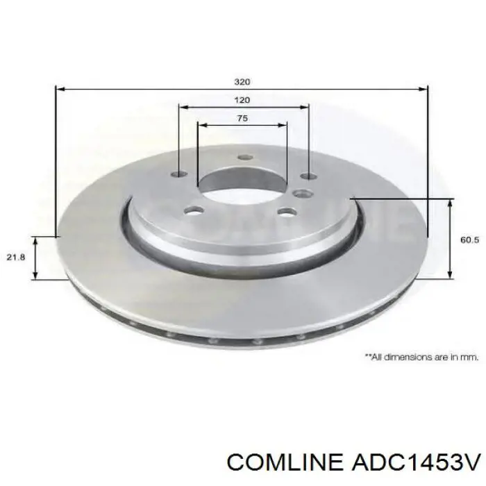 Тормозные диски ADC1453V Comline