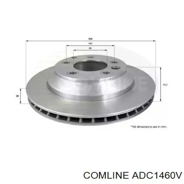 ADC1460V Comline Дисковый тормоз