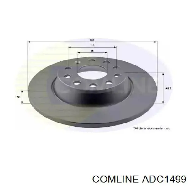 ADC1499 Comline Дисковый тормоз