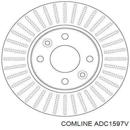 Купить ADC1597V Comline Ротор тормозной