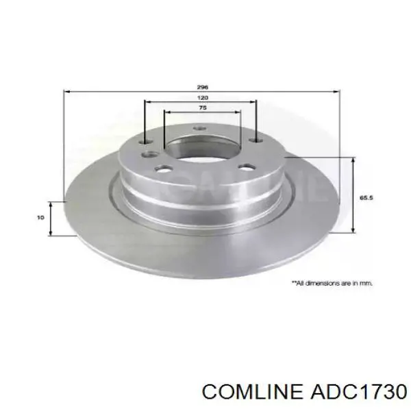 Тормозные диски ADC1730 Comline