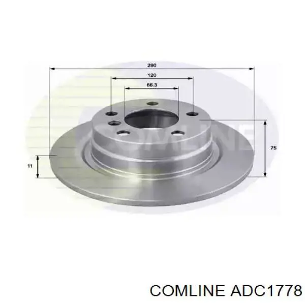 Тормозные диски ADC1778 Comline