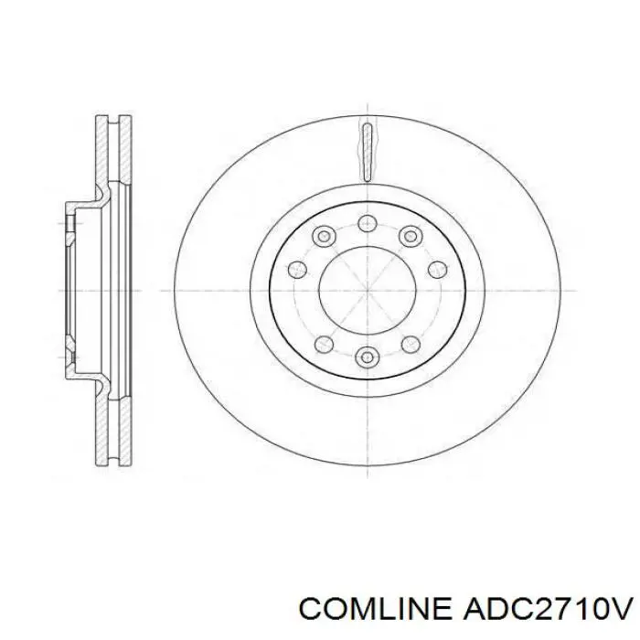 Купить ADC2710V Comline Ротор тормозной