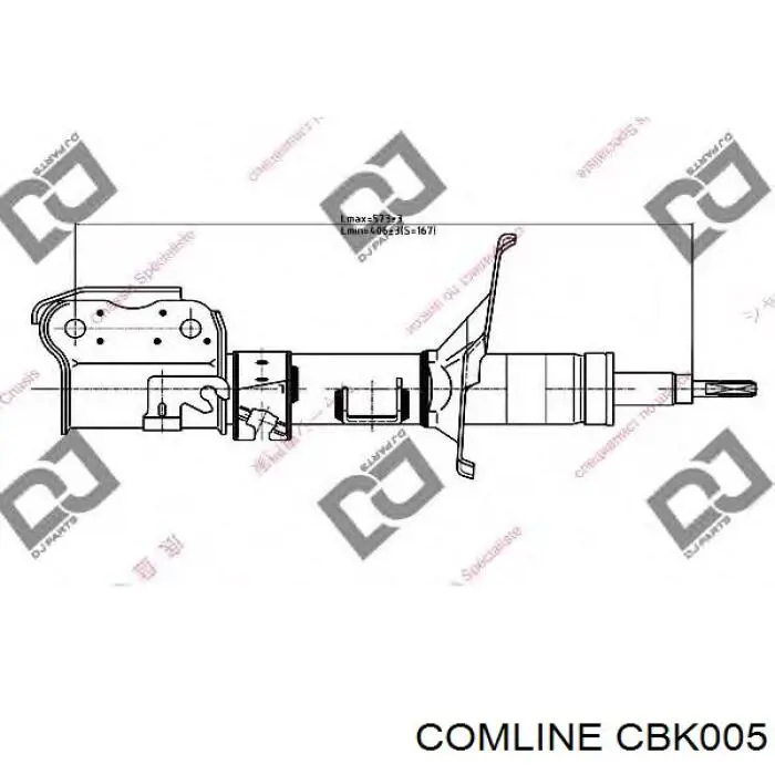 Ступичный подшипник передний Comline CBK005