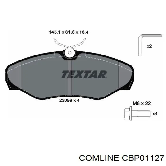 Колодки Comline CBP01127 цена, от 15.83 USD