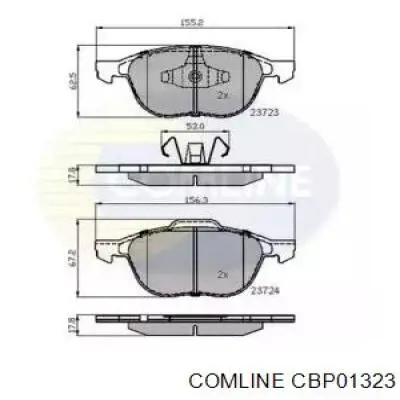 Купить CBP01323 Comline Колодки тормозные
