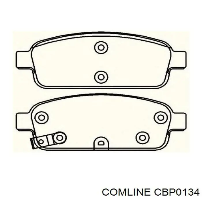 Тормозные колодки Comline CBP0134