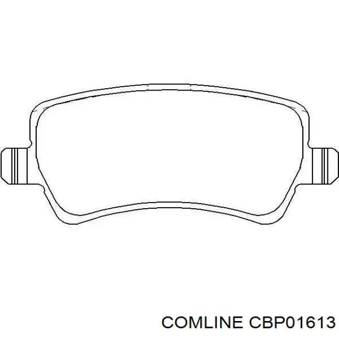 Задние тормозные колодки CBP01613 Comline