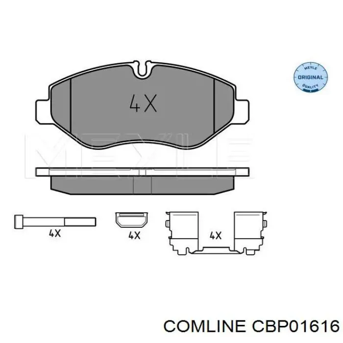 Колодки Comline CBP01616 цена, от 23.51 USD