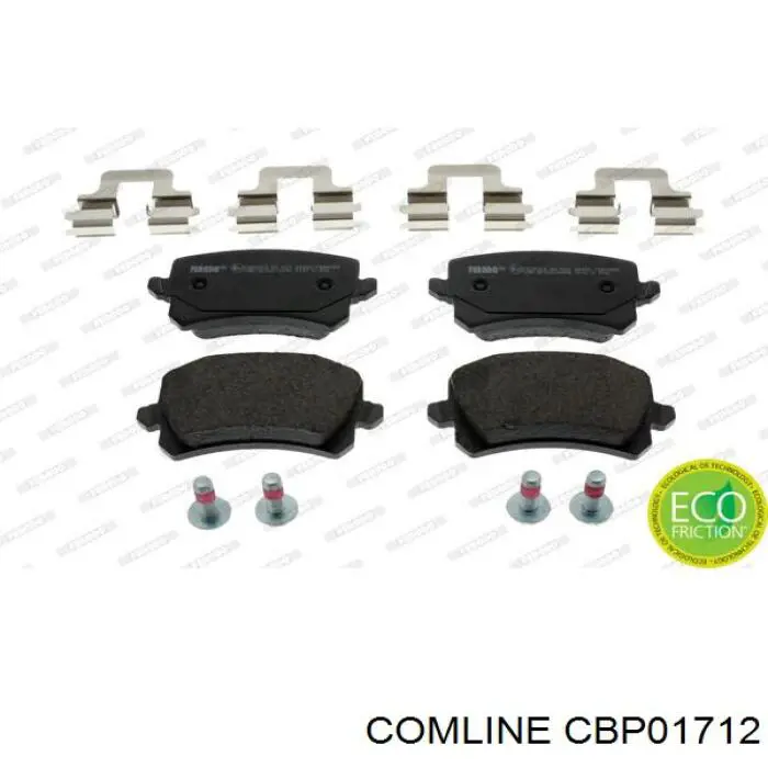 CBP01712 Comline Колодки тормозные дисковые комплект