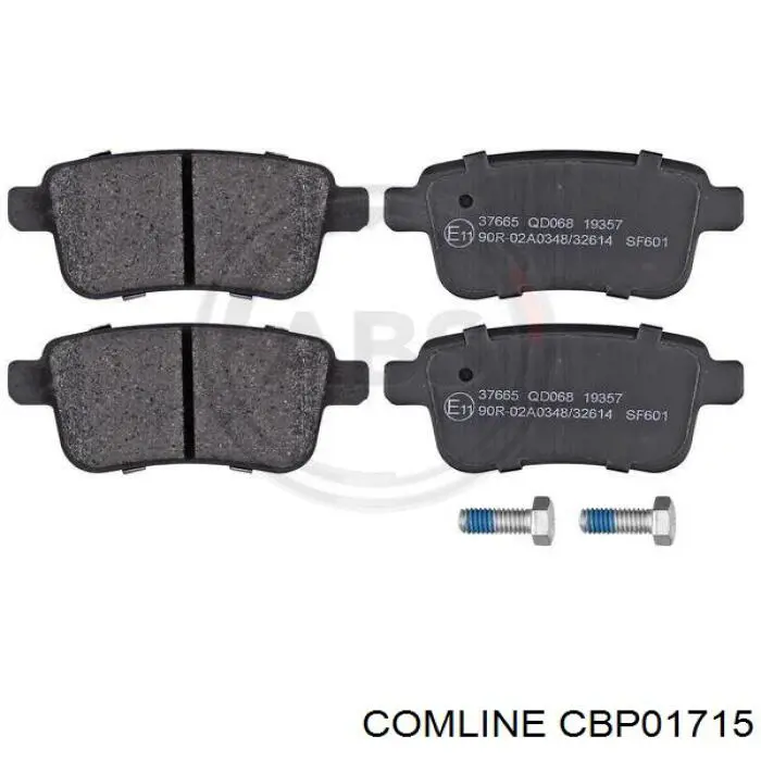 Купить CBP01715 Comline Колодки тормозные задние, дисковые