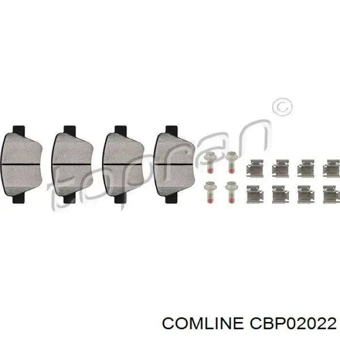 Задние тормозные колодки CBP02022 Comline
