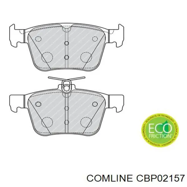 Купить CBP02157 Comline Колодки тормозные задние, дисковые