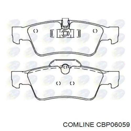 CBP06059 Comline колодки тормозные передние дисковые