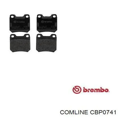 Купить CBP0741 Comline Колодки тормозные задние, дисковые