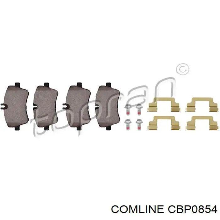 Колодки дисковые  Comline CBP0854 цена, от 22.64 USD