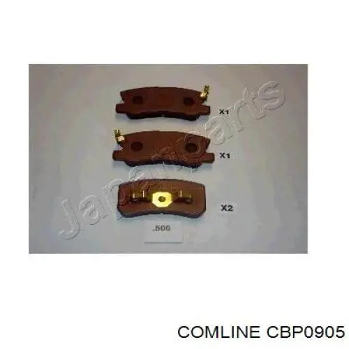 Задние тормозные колодки CBP0905 Comline